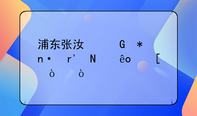 浦東張江科技園有哪些外企？