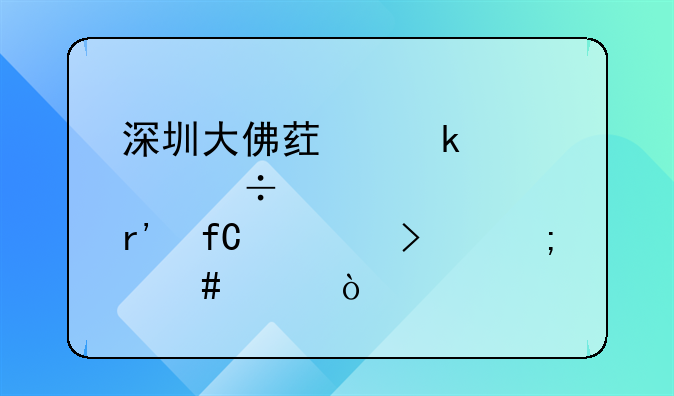 深圳大佛藥業(yè)股份有限公司怎么樣？